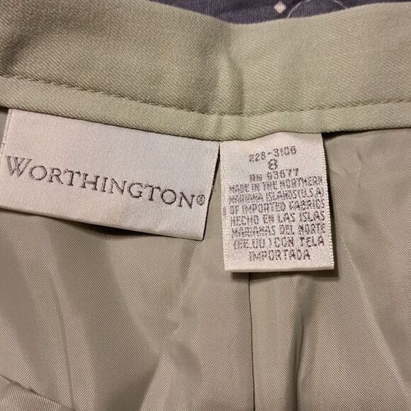 Worthington Mint lined dress pants size 8 - Picture 3 of 5